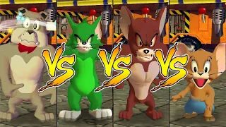 Tom and Jerry in War of the Whiskers Spike Vs Tom Vs Monster Jerry Vs Jerry (Master Difficulty)