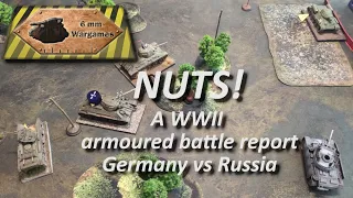 Germany vs Russia Armoured battle report - NUTS! by TwoHourWargames