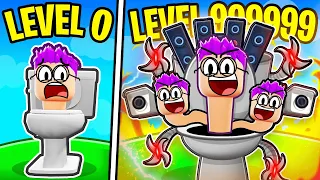 Unlocking MAX LEVEL SKIBIDI TOILETS In ROBLOX!? (ALL TV-MAN UNLOCKED!)