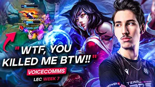 "HOLY SH*T WE WON" | #LEC 2022 VOICE COMMS WEEK 7