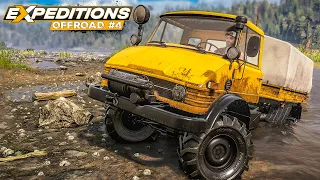 Expeditions #4: Unterwegs im Unimog - mehr Glück als Verstand | OFFROAD Simulation A MudRunner Game