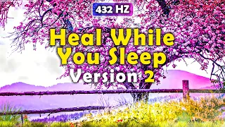 432 Hz ! Lucky You Piano Music With Rain And Thunder : Manifest Deepest Healing While you Sleep