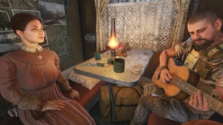 Metro  Exodus Artyom and Stepan playing guitar