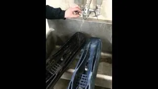 Ultra Ever Dry snowmobile ski with water test