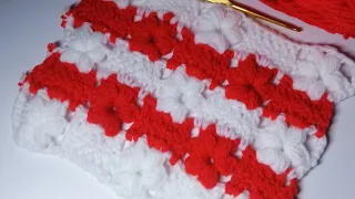 crochet.​Wonderful​ 🤩 very​ beautiful​ and​ easy​ crochet​ baby​ blanket, shawl, bedspread ​model💕