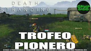 Death Stranding | Trofeo: Pionero (Ayuda a los portadores en una zona de MULAS o terroristas)