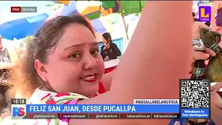 Celebramos la fiesta de San Juan desde Pucallpa con alegría, bailes y mucha diversión