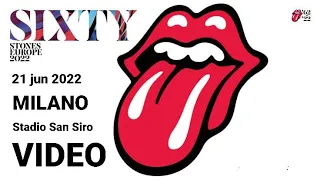 Rolling Stones - Stadio San Siro, Milano, Italy, 21 jun 2022 - FULL VIDEO