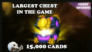 CLASH ROYALE 15,000 CARD CHEST OPENING!  RAREST CHEST IN THE GAME ||×BIGGEST CHEST×😲Tournament chest