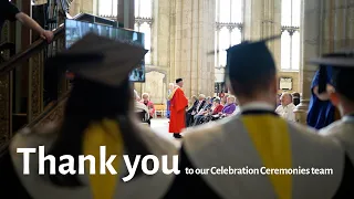 Thank you to everyone who made our Celebration Ceremonies possible! | May 2022 | Kent staff