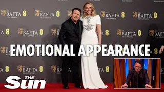 Michael J. Fox receives standing ovation at Baftas as Parkinson’s sufferer presents Best Film award