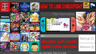 How to Back Up, Restore and Exploit Saves With Checkpoint [Nintendo Switch]