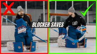 Tips For Better Blocker Saves - Hockey Goalies