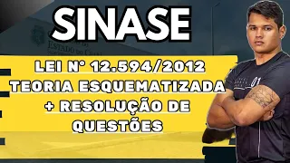 CONCURSO SEAS CE 2024 | LEI DO SINASE | TEORIA ESQUEMATIZADA + RESOLUÇÃO DE QUESTÕES