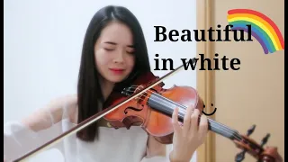 Beautiful in White X Canon in D ☆Violin & Piano Instrumental Cover☆