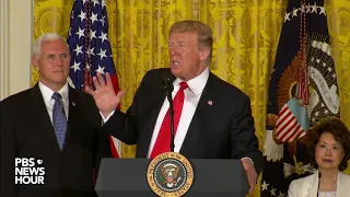 WATCH: President Trump delivers remarks regarding the National Space Council