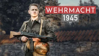 WEHRMACHT 1945 - Soldier with machine carbine explained!