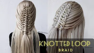 Knotted Loop Braid by Another Braid