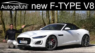 New Jaguar F-TYPE Facelift FULL REVIEW 2020 F TYPE V8 Cabriolet P450 R-Dynamic - Autogefühl