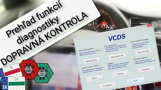 Prehľad funkcií diagnostiky VCDS 1. časť + BONUS DOPRAVNÁ KONTROLA