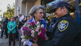 Oakland Police gather to send off fired chief Anne Kirkpatrick