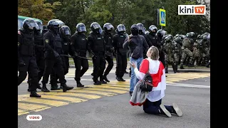 At least 100,000 Belarus protesters flood streets to demand end of Lukashenko