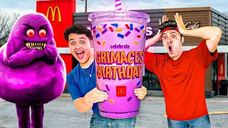 FIZ O MAIOR MILKSHAKE DO GRIMACE DO MUNDO!