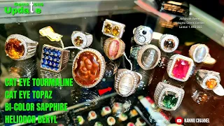 UPDATE BATU PERMATA CAT EYE TOURMALINE TOPAZ OPAL QUARTZ BI COLOR SAPPHIRE HELIODOR BERYL FIRE AGATE