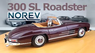 The new 1/18 Norev Mercedes 300 SL Roadster | Model car novelties 2023