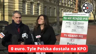 Lewica: 0 euro. Tyle Polska dostała na KPO