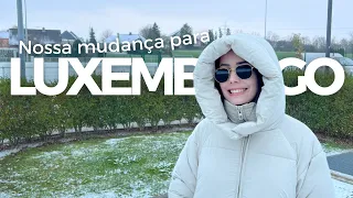 Nossa MUDANÇA para LUXEMBURGO | Neve no primeiro dia e muito mais! 🇱🇺