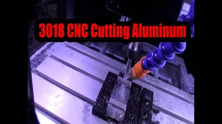 3018 CNC Cutting Aluminum Chatter Solved,  first cut,  Spindle Z axis alignment, Ball Screw