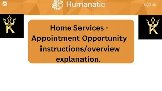 Home Services -Appointment Opportunity | Home Service category training