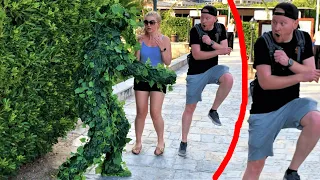 BEST REACTIONS!! Everyone Laugh! Bushman Prank