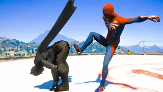 GTA Epic Funny Fail Spider-man Special (Superhero ragdolls Euphoria Physics)