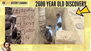 Walls discovered at the Keeladi Archaeological site are dating to the Sangam age over 2600 Years ago