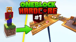 NAJTRUDNIEJSZY POCZĄTEK na ONE BLOCK Minecraft #1