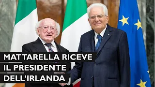 Mattarella incontra il Presidente d'Irlanda, S.E. il Signor Michael D. Higgins