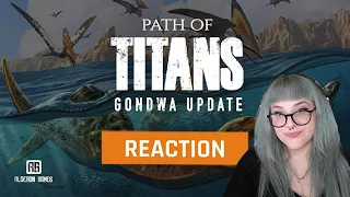 My reaction to the Path of the Titans Official Gondwa Gameplay Trailer | GAMEDAME REACTS