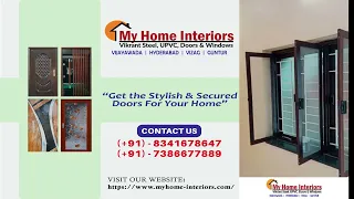 Steel Door Manufacturers In Vijayawada & Hyderabad  My Home Interiors  7386677889, 8341678647