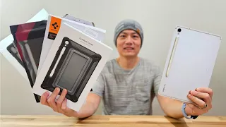 5 Samsung Galaxy Tab S9 Cases Comparison - JETech, TiMOVO, Soke, Spigen, and Samsung