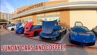 TAKING MY C7 CORVETTE TO A SUNDAY CARS AND COFFEE IN COLLEGE STATION, TX | 2 CAR SHOWS IN ONE DAY!