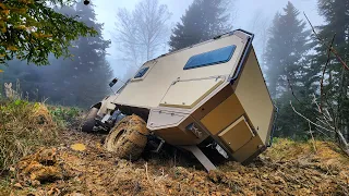 CARAVAN TURNED DOWN IN MUD SWAMP