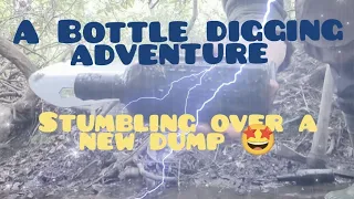 stumbling over a new dump #bottledigging adventure #history