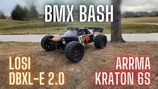 New Losi DBXL E 2.0 First Drive & BMX Bash