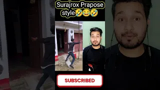 #surajrox prapose style reaction video #funny #comedy #shorts @realfoolsshorts63 |React & Review|