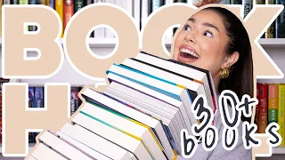 a MASSIVE book haul because what is self control? (30+ books) 📔✨