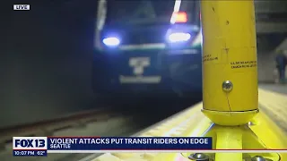 Violent attacks put transit riders on edge | FOX 13 Seattle