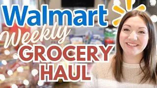 WALMART GROCERY HAUL | GETTING BACK INTO ROUTINE | GROCERY HAUL + MEAL PLAN