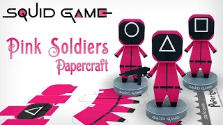 Squid Game: Pink Soldiers Paperized